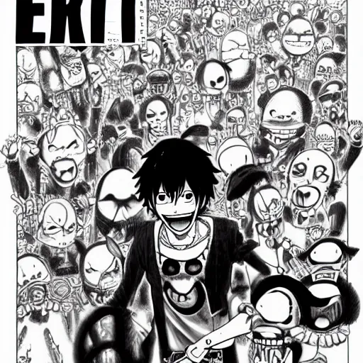 Prompt: art by Eiichiro Oda