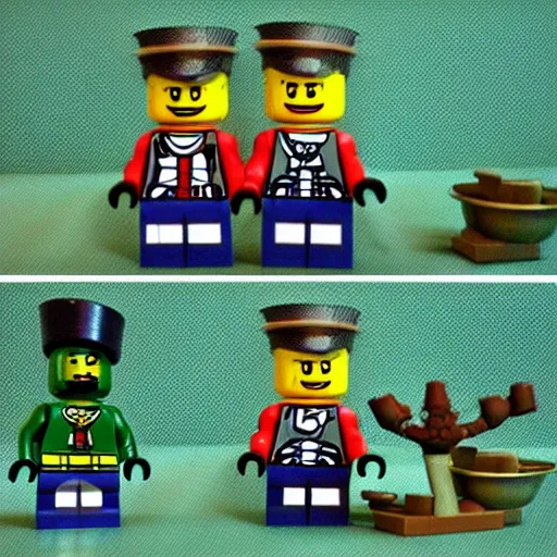 Image similar to lego Irish potato famine