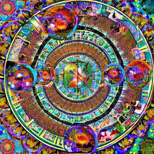 Image similar to We thus arrive at the image of a world-mosaic or cosmic kaleidoscope, which, in spite of constant shuffling and rearrangements, also takes care of bringing like and like together