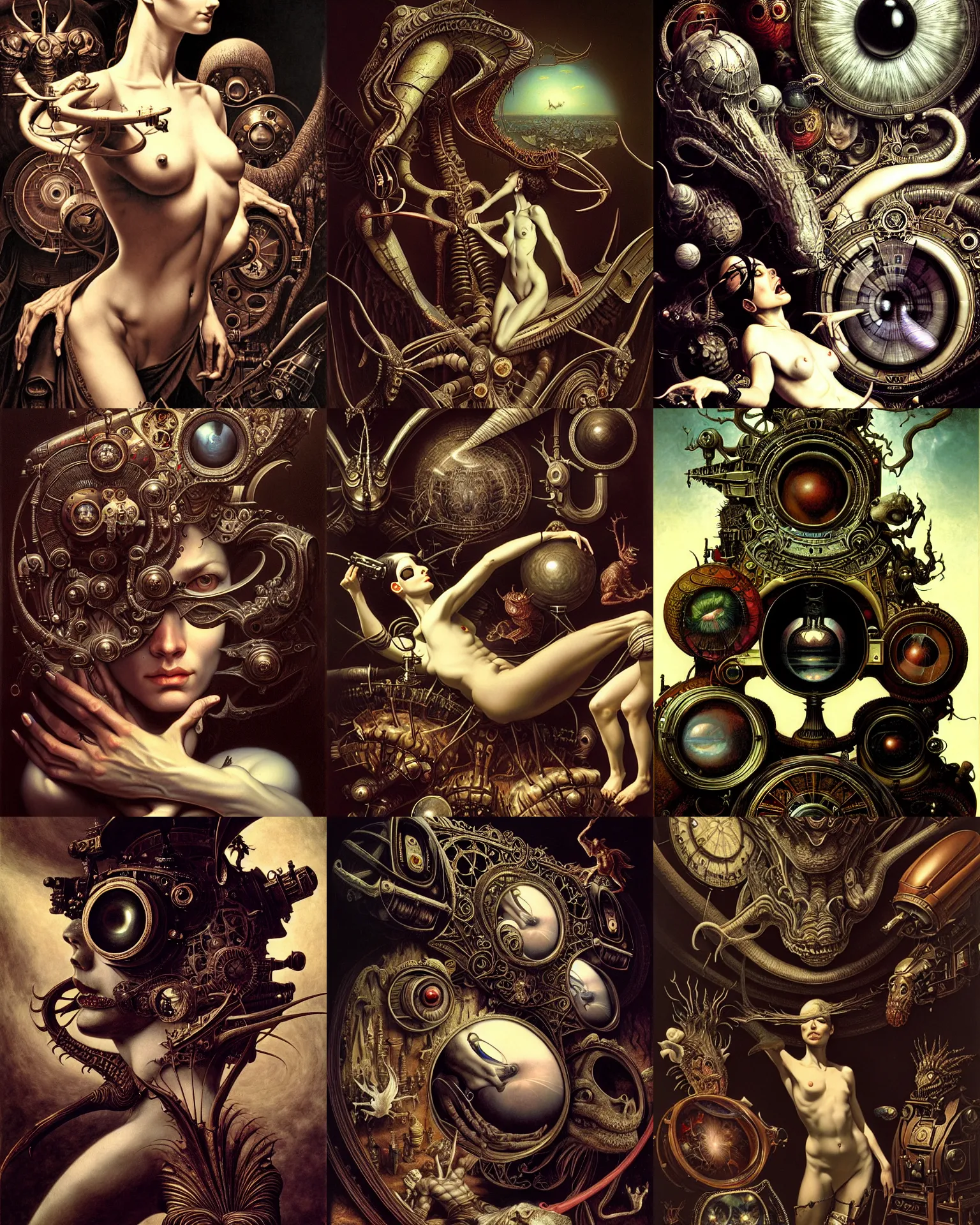 Image similar to an antique stereopticon, fantasy art, ultra realistic, cinematic, cinematic, wide angle, intricate details, highly detailed by nance danforth, caravaggio, aaron horkey, boris vallejo, wayne barlowe, craig mullins, roberto ferri,