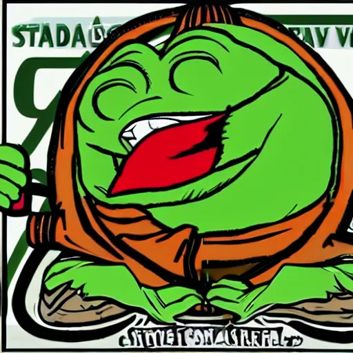 Image similar to SEC pepe