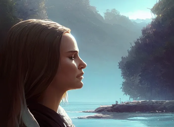 Prompt: highly detailed vanishing - point of natalie portman eyes, in gta v, stephen bliss, unreal engine, fantasy art by greg rutkowski, loish, rhads, ferdinand knab, makoto shinkai and lois van baarle, ilya kuvshinov, rossdraws, tom bagshaw, global illumination, radiant light, detailed and intricate environment