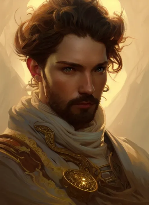 Image similar to portrait of jerem clarkson, d & d, fantasy, intricate, elegant, highly detailed, digital painting, artstation, concept art, smooth, sharp focus, illustration, art by artgerm and greg rutkowski and alphonse mucha