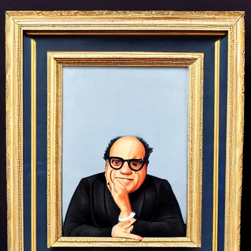 Prompt: danny devito, presidential portrait, 1 8 9 2