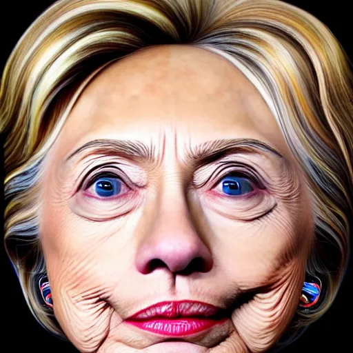 Image similar to the face of hillary clintonis is made out of sardines, by artgerm, wlop. vastly enriched image quality. lucidly vivid. iridescentally detailed. extremely elegant and beautiful.