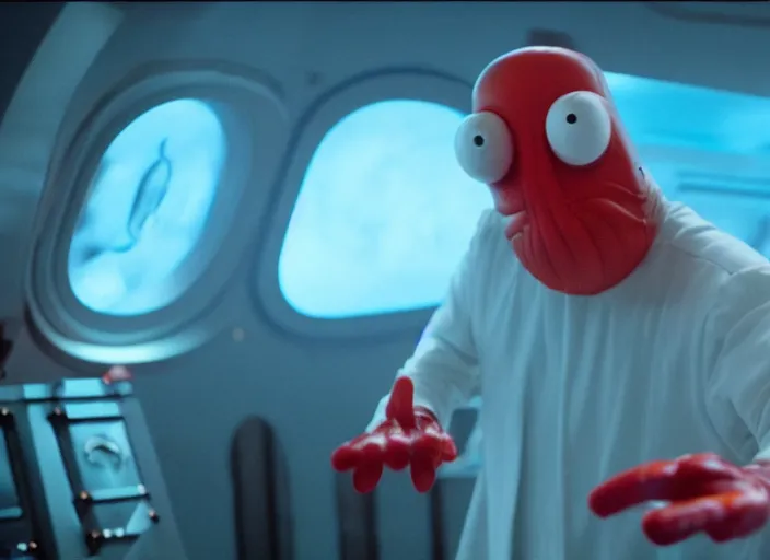 Image similar to film still of zoidberg in the scifi movie, 4 k