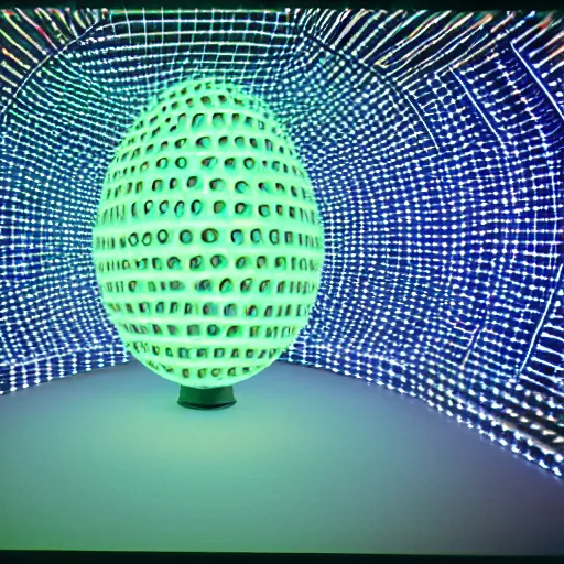 Image similar to annie liebowitz portrait of a plasma energy tron dinosaur egg made up of glowing electric plates and patterns. cinestill