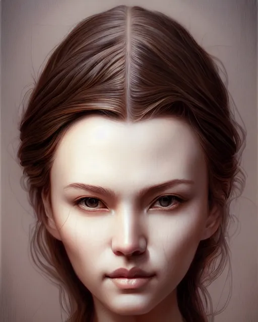 Image similar to carved wood beauty portrait, by artgerm and wlop