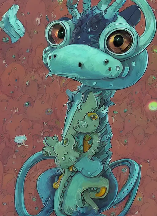 Prompt: cat seahorse fursona wearing headphones, autistic bisexual graphic designer and musician, attractive fluffy humanoid, detailed character design, sharp focus, weirdcore voidpunk digital art by artgerm, akihiko yoshida, louis wain, simon stalenhag, wlop, noah bradley, furaffinity, trending on artstation, trending on deviantart