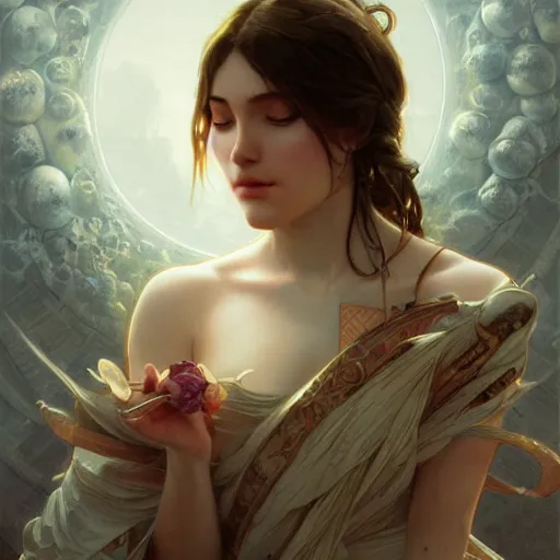 Prompt: ultra realistic illustration, pouting, intricate, elegant, highly detailed, digital painting, artstation, concept art, smooth, sharp focus, illustration, art by artgerm and greg rutkowski and alphonse mucha