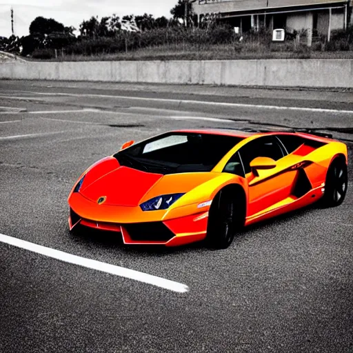 Prompt: “ Album cover of Andrew Tate in a Lamborghini”