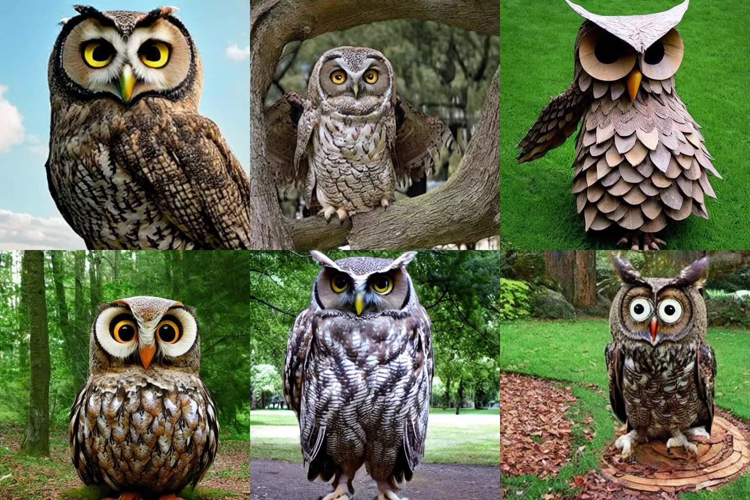 Prompt: Is this what it looks like when a giant owl goes Eeeeeeeeooooo?