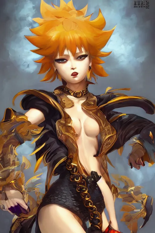 Prompt: Lisa simpson in a blade and soul spinoff artbook rendered by the artist Hyung tae Kim, Jiyun Chae, Lê Long, Joe Madureira, trending on Artstation by Hyung tae Kim, artbook, Stanley Artgerm Lau, WLOP, Rossdraws , James Gurney