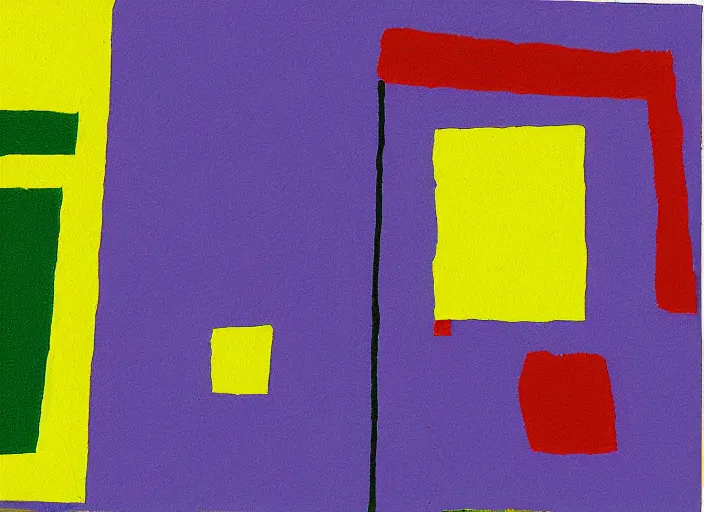 Prompt: an ms paint children's drawing of suprematism
