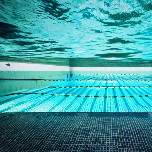 Prompt: photo of a swimming pool underwater