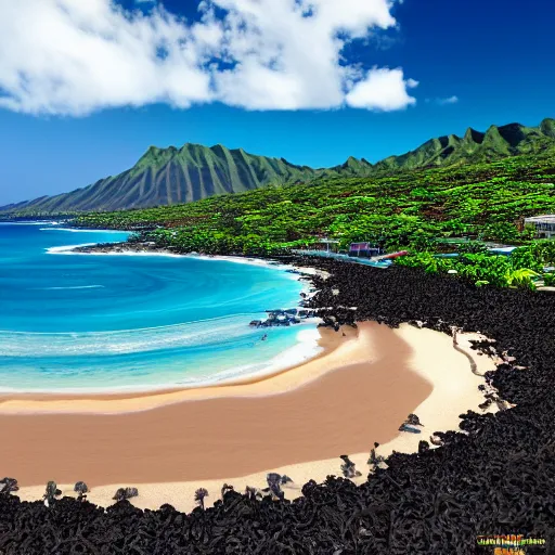 Prompt: hawaiian - filipino - portuguese people living in hawaii, 4 k photorealism