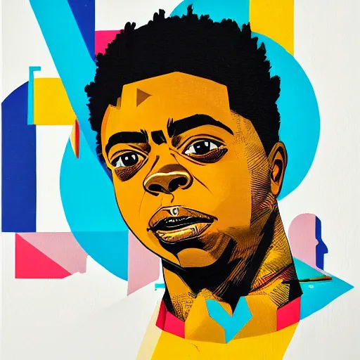 Image similar to KodakBlack profile picture by Sachin Teng, asymmetrical, Organic Painting , Matte Painting, geometric shapes, hard edges, graffiti, street art:2 by Sachin Teng:4