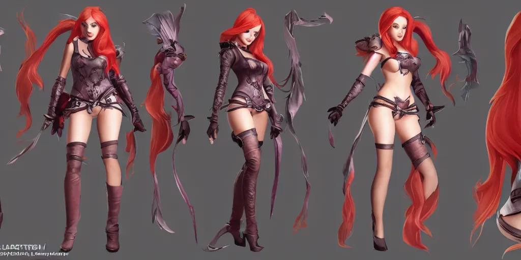 Image similar to character sheet of Sophie Turner dressed as miss fortune as a character in the game League of Legends, with a background based on the game League of Legends, 3d render, octane render, iRay, ray tracing, realistic, highly detailed, trending on artstation, 4k, cgsociety, unreal engine 5, redshift render, blender cycles, behance, cg