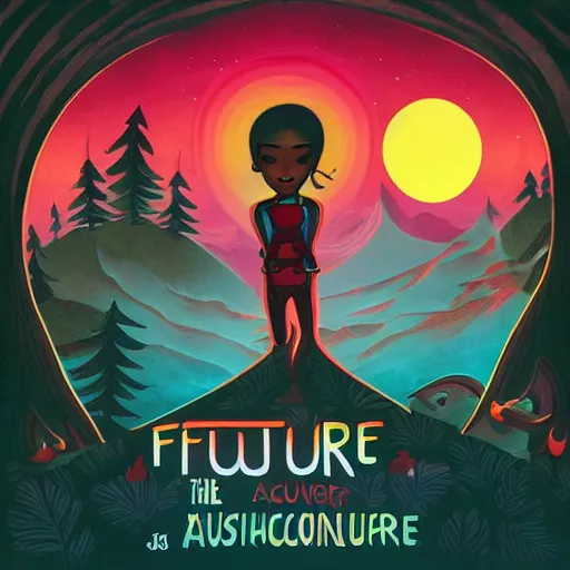 Image similar to future the musician as a nordic adventurer, high - res, ambient lighting, intense vibes, art by jeremiah ketner