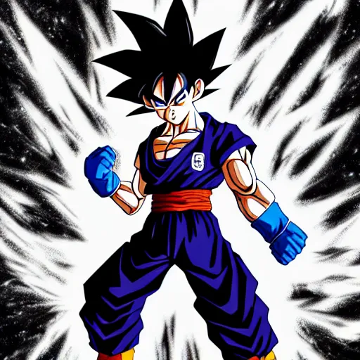 Goku Super Saiyan blue Capmarvel - Illustrations ART street