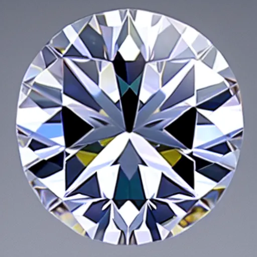 Image similar to hyperdimensional space contained in diamond, 5 5 mm