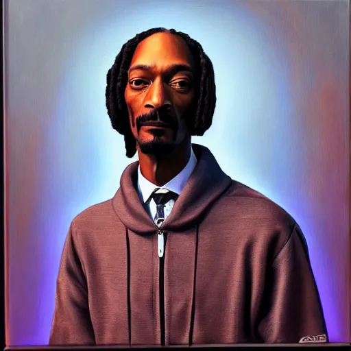 Image similar to a portrait of snoop dogg, insanely detailed, epic lighting, oil painting