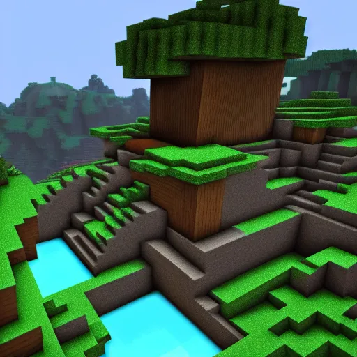 Image similar to the minecraft deep dark biome in ultra realism 3d, illustrated, graphic pen, neon colors.