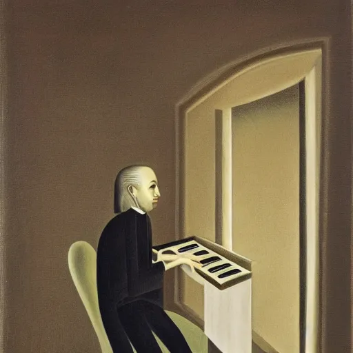 Prompt: mozart by gertrude abercrombie
