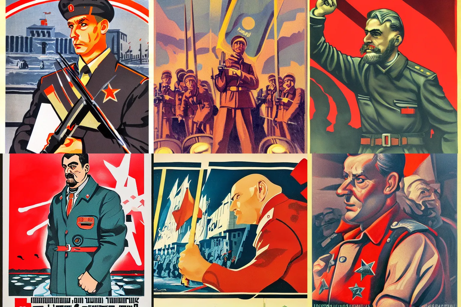 Prompt: soviet era propaganda of hasan piker. featured on artstation