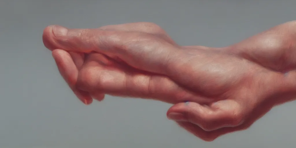 Image similar to a hand, cinematic lighting, detailed oil painting, hyperrealistic, 8k