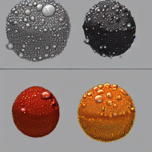 Image similar to concept art of nanoparticles by jama jurabaev