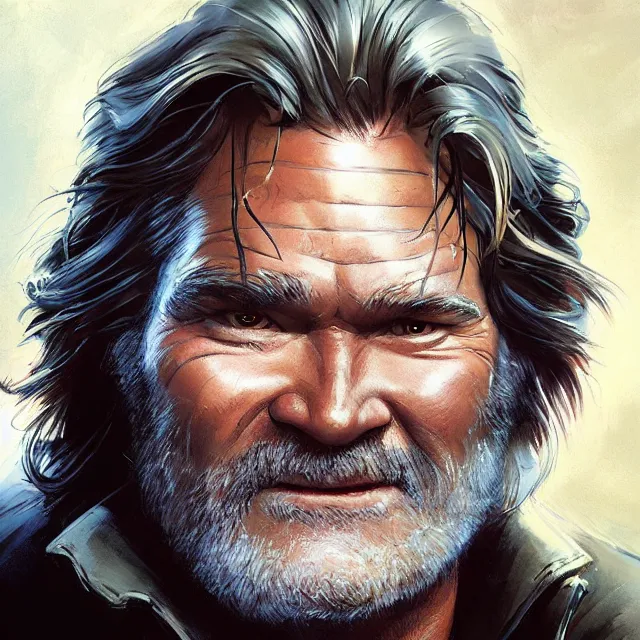 Image similar to the thing kurt russell, by stanley artgerm lau, wlop, rossdraws, frank frazetta, andrei riabovitchev, marc simonetti