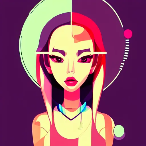 Image similar to 2 d character design, female rapper, vector art, digital art, portrait, 4 k, 8 k, sharp focus, smooth, illustration, concept art, music artist