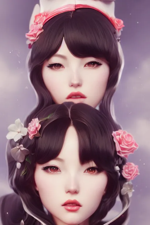 Image similar to a pin up and beautiful fashion charming dreamlke japan girl with lv jewelry, character art, art by artgerm lau and wlop and and ilya kuvshinov and john singer sargent, hyperdetailed, 8 k realistic, symmetrical, frostbite 3 engine, cryengine, dof, trending on artstation, digital art