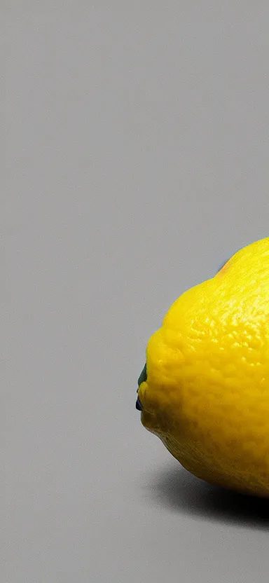 Prompt: “ a portrait photo of lemon, side shot, by shunji dodo, 8 k resolution, high quality ”