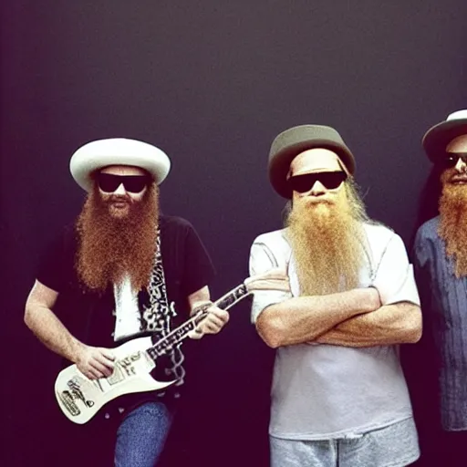 Prompt: “ zz top ”