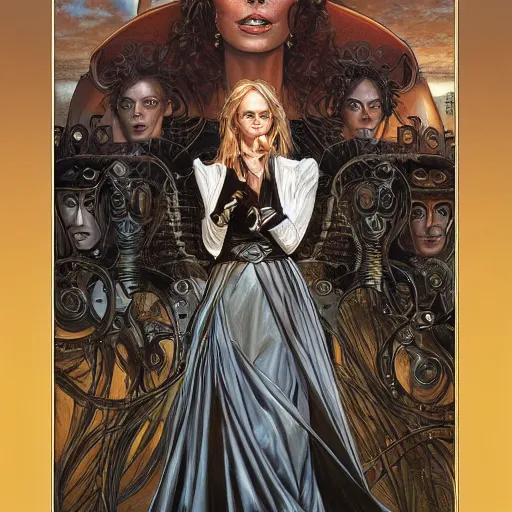 Image similar to Delores, westworld, by Mark Brooks, by Donato Giancola, by Android Jones