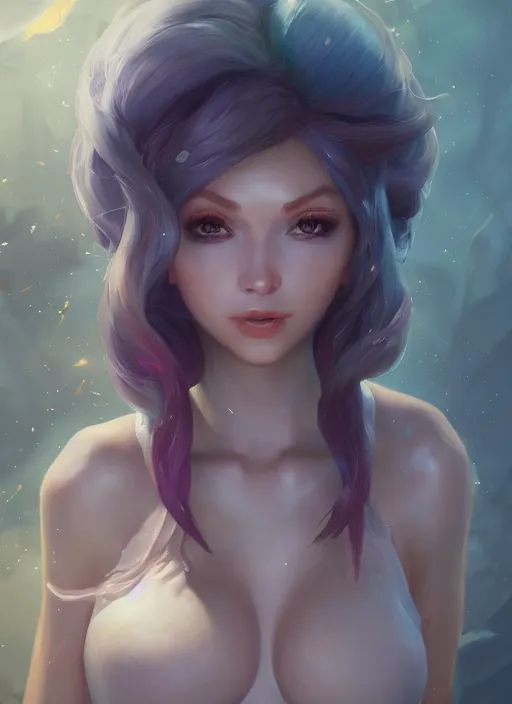 Image similar to janna, from league of legends, au naturel, hyper detailed, digital art, trending in artstation, cinematic lighting, studio quality, smooth render, unreal engine 5 rendered, octane rendered, art style by klimt and nixeu and ian sprigger and wlop and krenz cushart