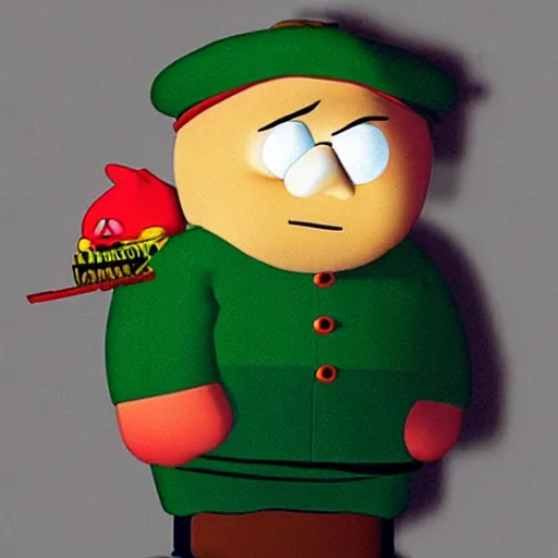 Prompt: realistic Cartman
