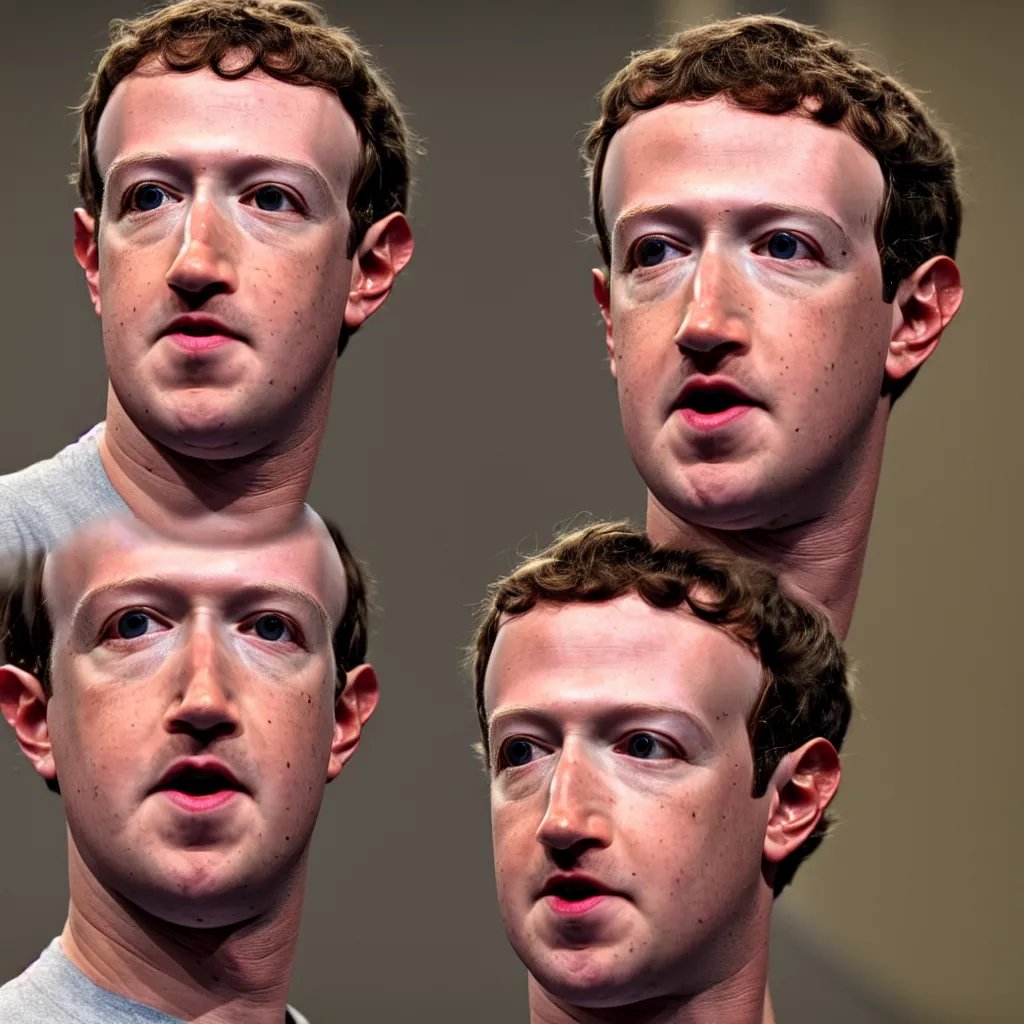 Prompt: mark zuckerberg staring into your soul, photo, 4 k