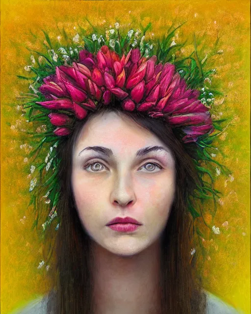 Image similar to Flower woman portrait, Doug Johnson