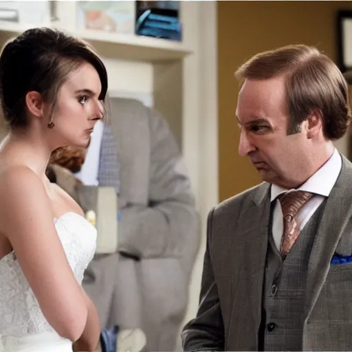 Image similar to among us saul goodman marriage