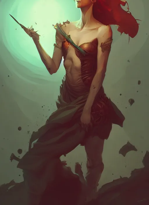 Prompt: rotting corpse of a beheaded king, in the style of artgerm, charlie bowater, sam guay, atey ghailan and mike mignola, no people, vibrant colors and hard shadows and strong rim light, plain background, comic cover art, trending on artstation