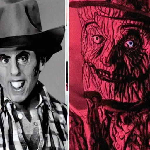 Image similar to jerry seinfeld as freddy krueger in a nightmare on elm street