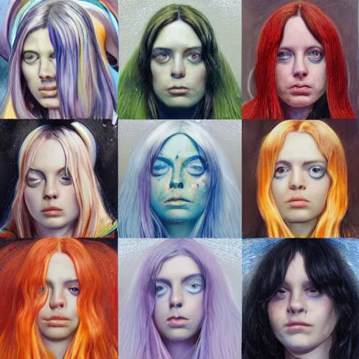 Prompt: Billie Eilish, by Mark Brooks, by Donato Giancola, by Victor Nizovtsev, by Gabriel Dawe, by Vanessa Beecroft