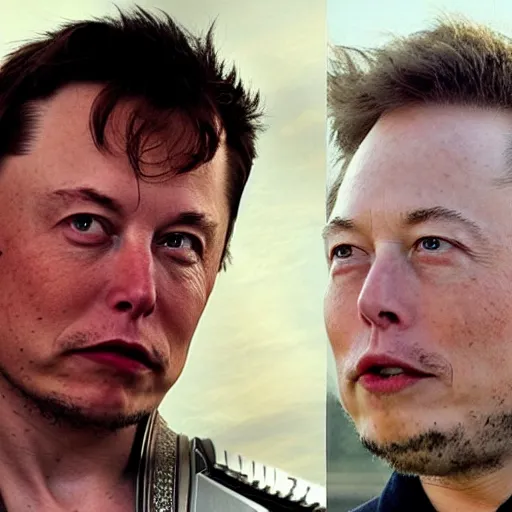 Image similar to Elon Musk as Emperor Shaddam IV, in Dune