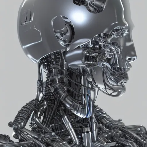 Image similar to cybernetic head, cybernetic arms, cybernetic legs, cosmic scary, 8 k textured, sharp, super fine details, ultra realistic, cinematic lighting