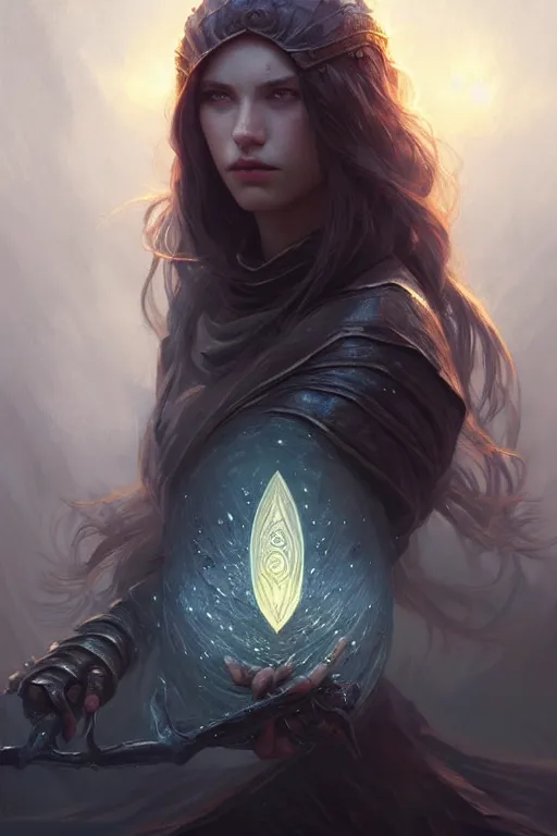 Prompt: Front portrait of mage, full body, fine art, awesome fantasy book cover on Pinterest, award winning, dark fantasy landscape, fantasy magic, intricate, elegant, sharp focus, cinematic lighting, highly detailed, digital painting, concept art, art by WLOP and Artgerm and Greg Rutkowski, masterpiece, trending on artstation, 8K