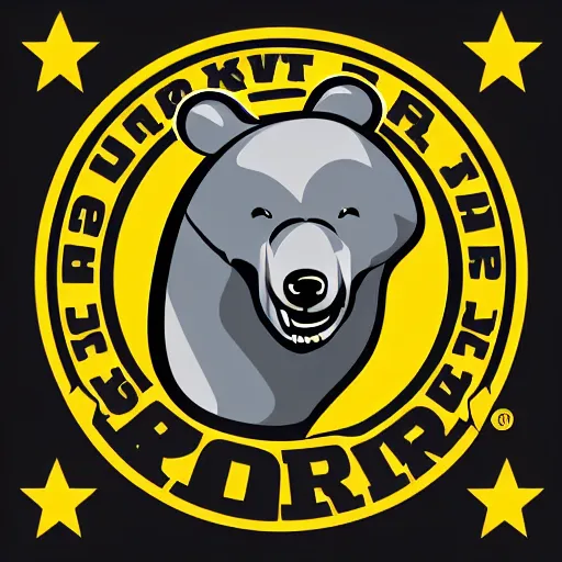 Image similar to sports logo detailed vector bear