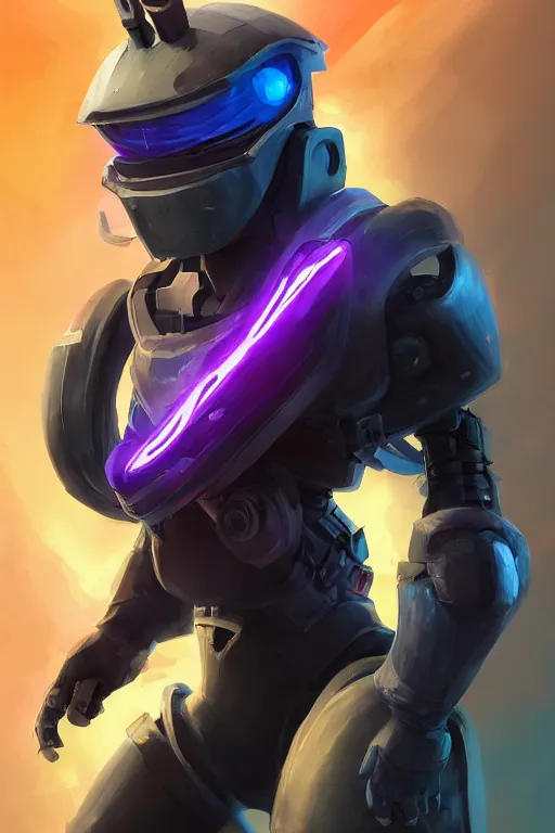 Image similar to epic mask helmet robot ninja portrait stylized as fornite style game design fanart by concept artist gervasio canda, behance hd by jesper ejsing, by rhads, makoto shinkai and lois van baarle, ilya kuvshinov, rossdraws global illumination radiating a glowing aura global illumination ray tracing hdr render in unreal engine 5